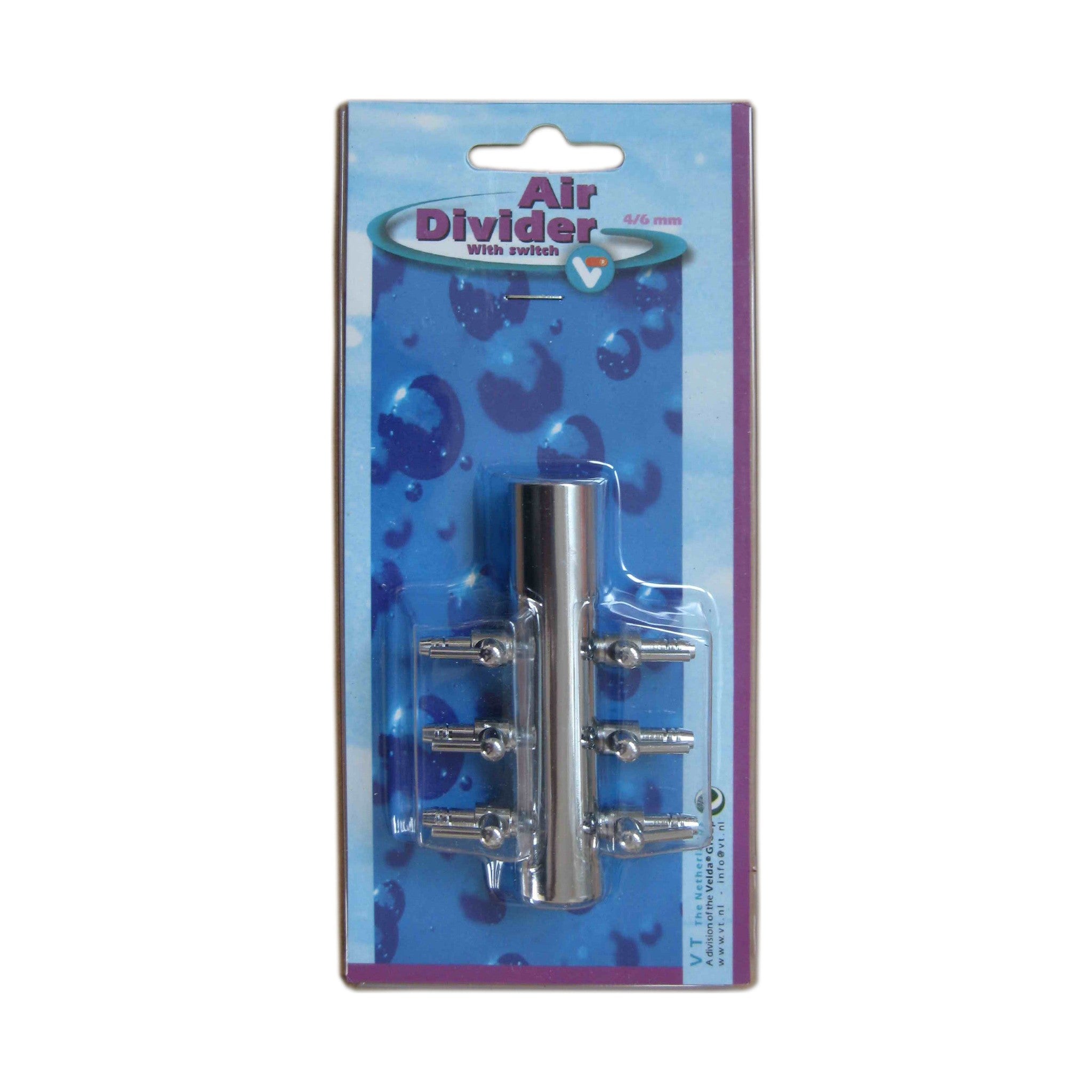 Distributeur d'air avec interrupteur 6 voies 4/6 mm