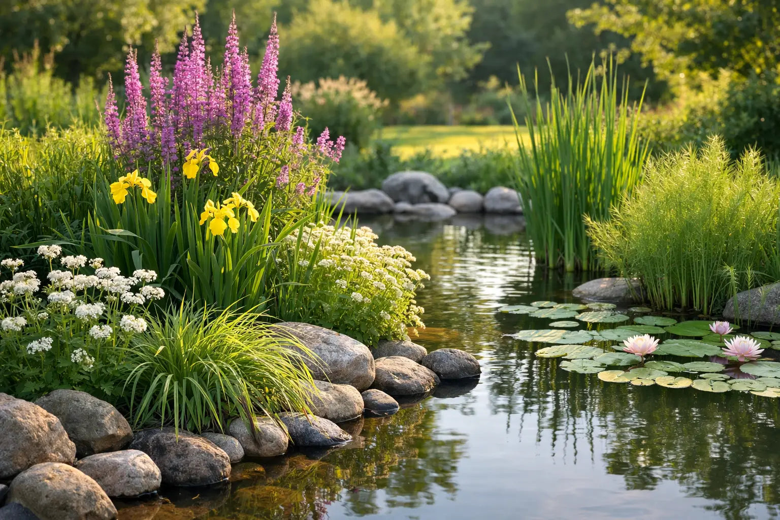 Beste Pflanzen für Teichränder im Garten